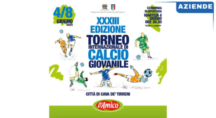 D'Amico Main Sponsor del Torneo Internazionale di Calcio Giovanile di Cava de’Tirreni