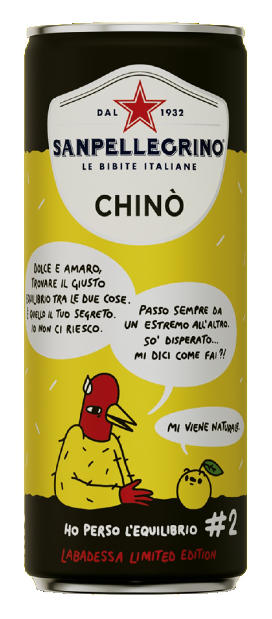 Da Chinò Sanpellegrino la limited edition firmata dal fumettista Mattia Labadessa
