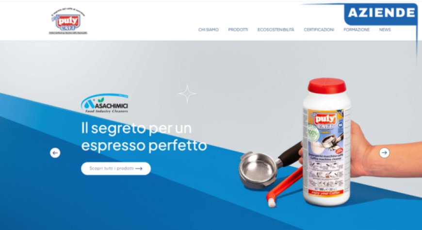pulyCAFF: un sito user friendly per la pulizia perfetta della macchina espresso