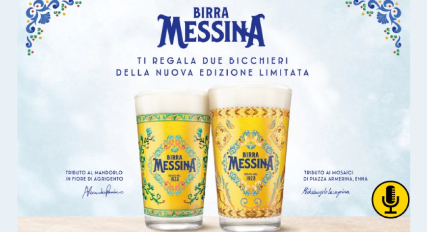 Birra Messina presenta i nuovi bicchieri in edizione limitata