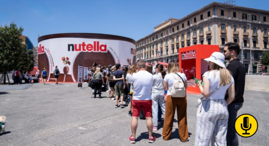 Ferrero lancia il nuovo Nutella Ice Cream in Piazza Municipio a Napoli