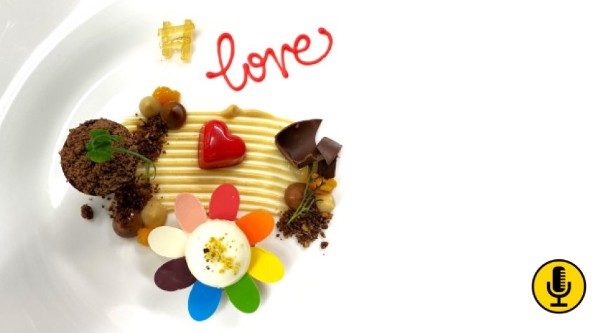 Per il Pride Month chef Filippo Sinisgalli dedica un dessert all'amore universale