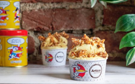 Da Artico Gelato Artigianale il nuovo gusto in edizione limitata Croccante Zafferano Leprotto
