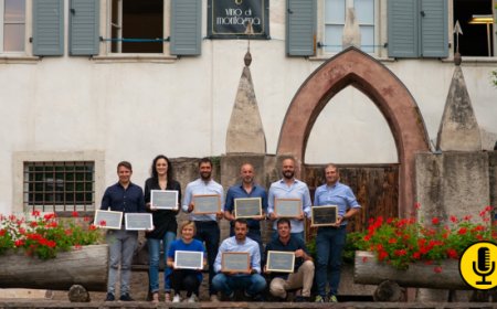 Concorso Internazionale Vini Müller Thurgau, per la prima volta una Gran Medaglia d'Oro