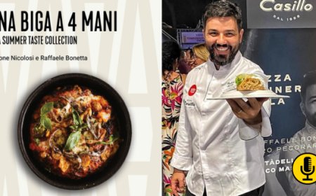 Raffaele Bonetta protagonista da Biga Milano per una cena a 4 mani con Simone Nicolosi