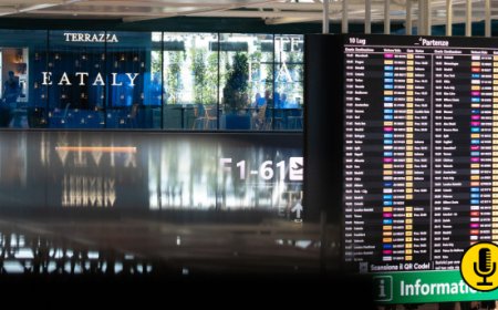 Inaugurata la Terrazza Eataly: un nuovo spazio gourmet nell'aeroporto di Fiumicino