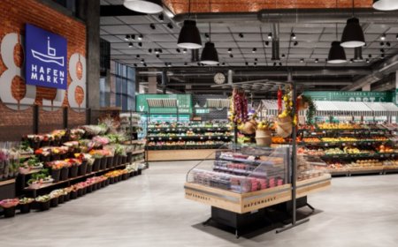 Imoon: il concept illuminotecnico di Edeka HafenMarkt a Munster