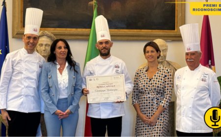 Chef Giuseppe Mulargia vince il premio ''Cucina Italiana per Roma Capitale''