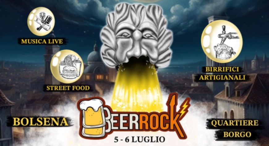 Bolsena, al via BeerRock 2024 il festival delle birre artigianali