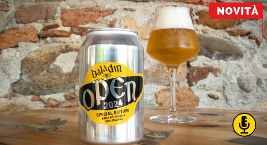 Open 2024, la nuova birra Baladin realizzata con il campione di homebrewing  Americo Morelli