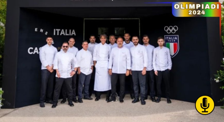 Il menu per atleti e ospiti ideato da Davide Oldani, chef di Casa Italia