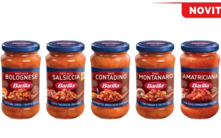 Barilla rinnova la gamma di sughi a base di carne