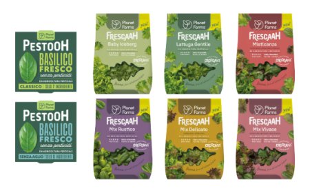 Planet Farms rinnova la linea di insalate FRESCAAH e PESTOOH