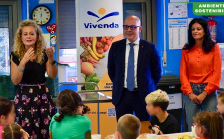 Cerveteri, mense scolastiche plastic free: il progetto sostenibile di Vivenda Spa