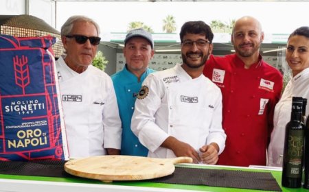 La pizza di Matteo Vari al G7 di Ortigia