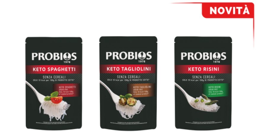 Da Probios novità keto e low carb: Spaghetti, Tagliolini e Risini