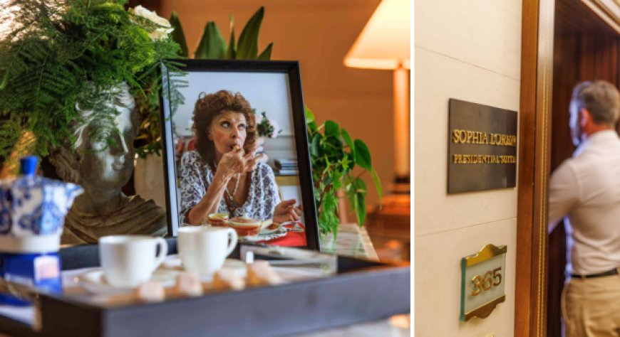 All'Anantara Palazzo Naiadi di Roma una suite dedicata a Sophia Loren