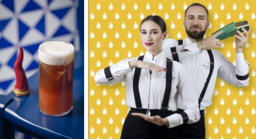 Anastasia De Riso e Gianluca Giglio protagonisti all'Amalfi Coast Cocktail Week con O' Curniciell