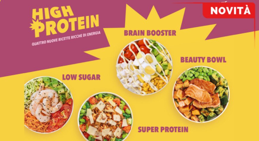 Poke House lancia una nuova linea di prodotti High protein