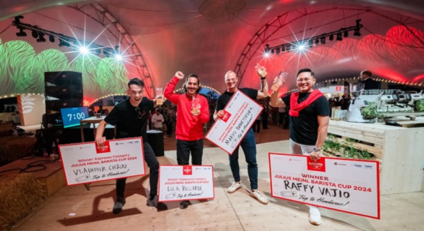 Julius Meinl celebra la prima edizione della Meinl Barista Cup: trionfa Raffy Vajio