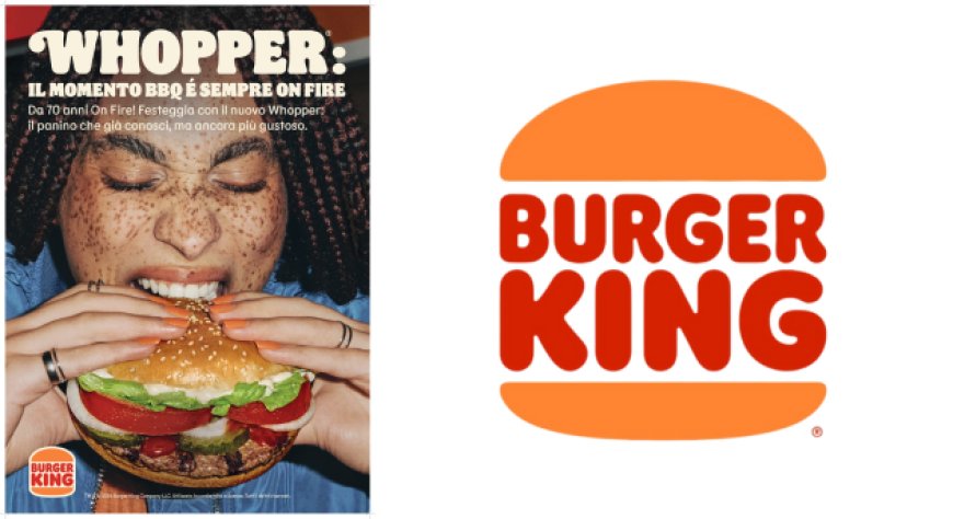 Burger King celebra i 70 anni con un nuovo Whopper ancora più "On Fire"