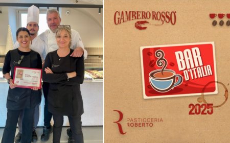 Pasticceria Roberto di Erbusco conquista tre tazzine e tre chicchi nella Guida Bar d'Italia 2025