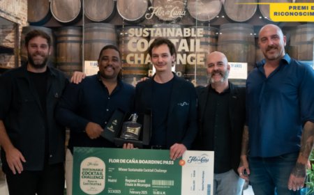 Flor de Caña Rum: Simone Sacco è il vincitore della finale italiana della Sustainable Cocktail Challenge 2024