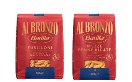 Nuova confezione per la pasta Barilla Al Bronzo