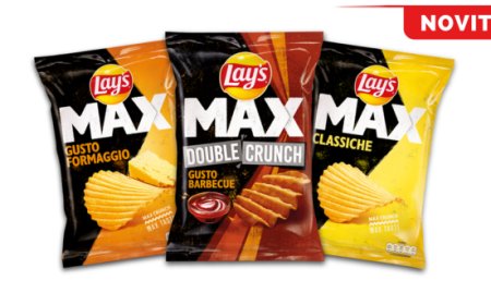 Lay’s lancia la nuova linea di patatine ondulate “ Lay’s MAX”