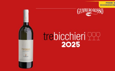 Opimio 2020 di Ca’ Bolani premiato con Tre Bicchieri dalla Guida del Gambero Rosso