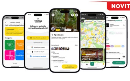 Arriva Tablo, l'app per creare eventi di socializzazione al ristorante