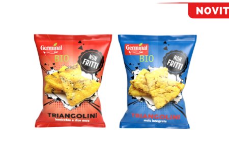 Triangolini Germinal Bio, i nuovi snack salati bio per il Vending