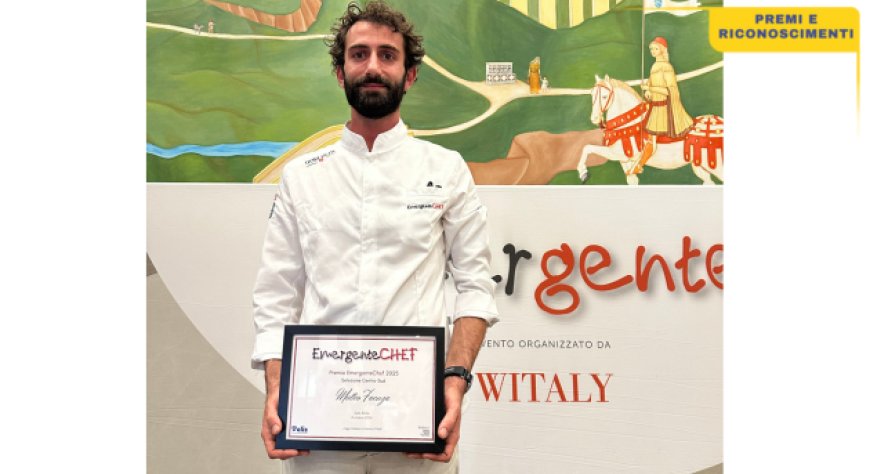 Matteo Faenza vince la selezione centro-sud di Emergente Chef