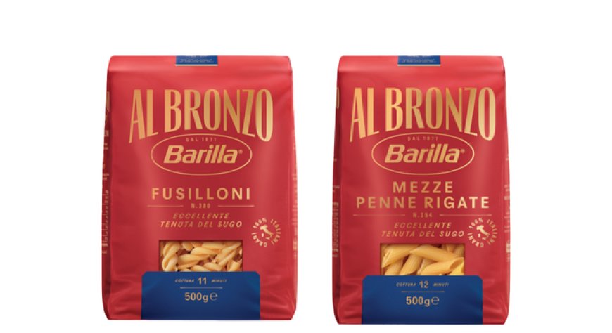 Nuova confezione per la pasta Barilla Al Bronzo