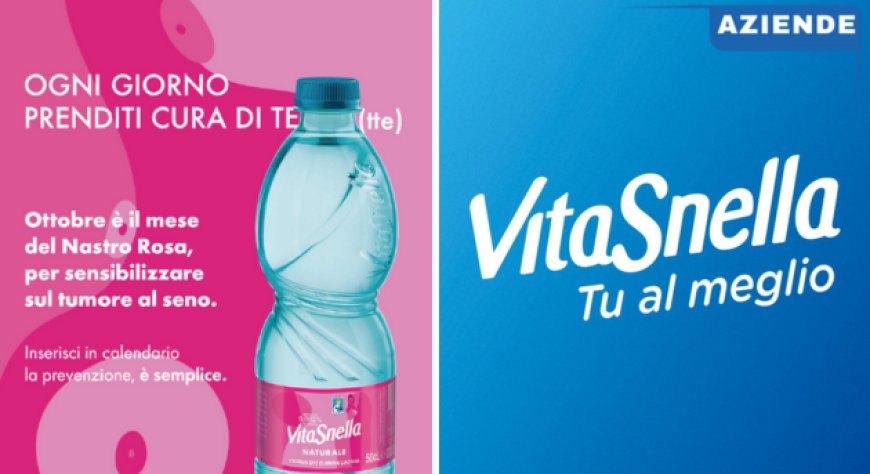 Acqua Vitasnella rinnova il suo sostegno a Fondazione AIRC