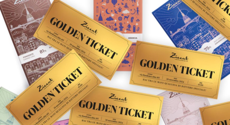 Ziccat: trenta Golden Ticket per vincere un tour speciale nello storico laboratorio del cioccolato di Torino