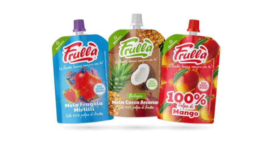 Nuovo design e packaging sostenibile per Frullà