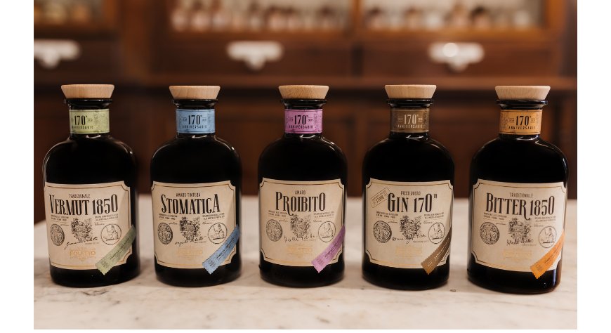 Amaro Proibito e la linea di fine spirits Foletto Heritage