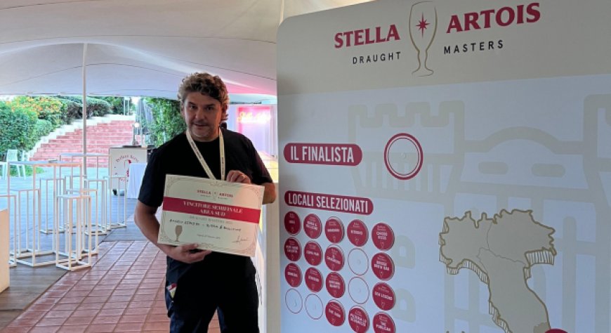 Angelo Esposito è miglior spillatore di birra del Sud Italia