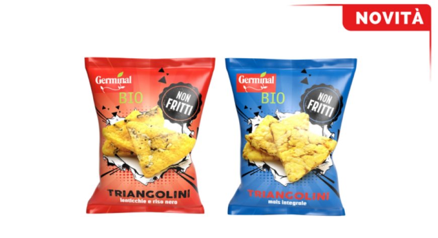 Triangolini Germinal Bio, i nuovi snack salati bio per il Vending