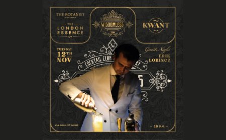 L'arte della mixology con Erik Lorincz al Wisdomless Cocktail Club di Roma