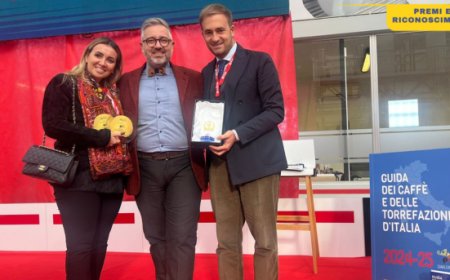 Caffè Toraldo premiato dalla Guida Camaleonte con l'Award Torrefazione Home