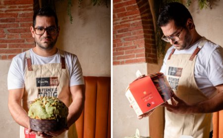 Manuel Maiorano presenta in un evento a Firenze il suo Panettone Salato con Finocchiona