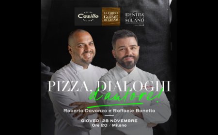 Raffaele Bonetta e Roberto Davanzo protagonisti di "Pizza, Dialoghi d’Autore"