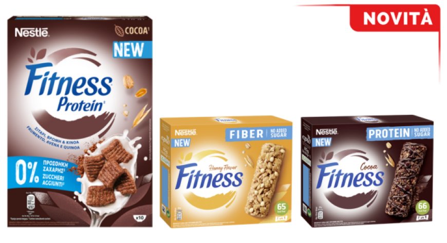 Da Nestlé Fitness tre novità per la colazione