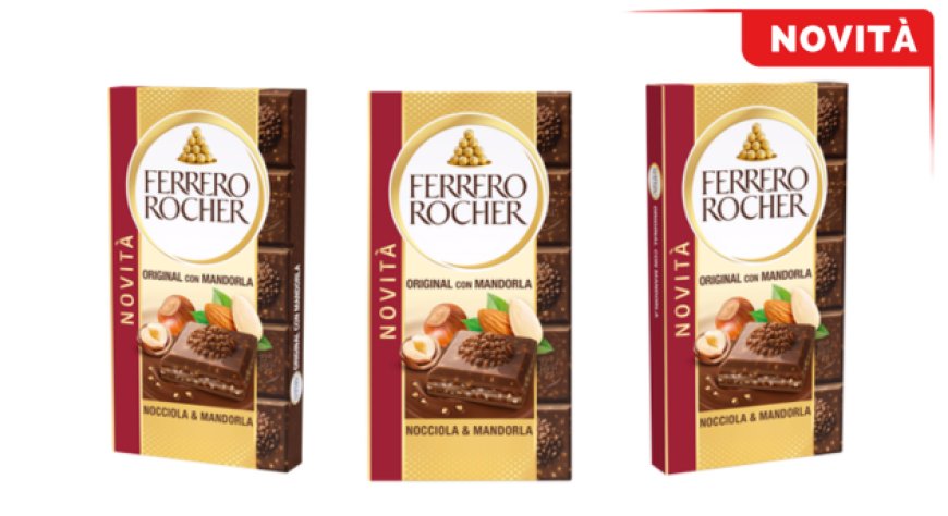 Ferrero presenta la nuova Tavoletta FERRERO ROCHER Nocciola & Mandorla