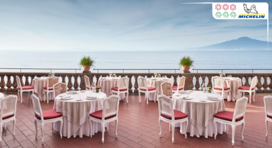 Riconfermata la Stella Michelin al ristorante Terrazza Bosquet del Grand Hotel Excelsior Vittoria