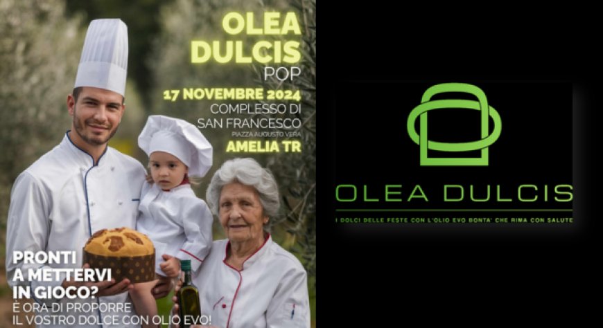 Olea Dulcis Pop: ad Amelia per sensibilizzare sui dolci golosi ma sani