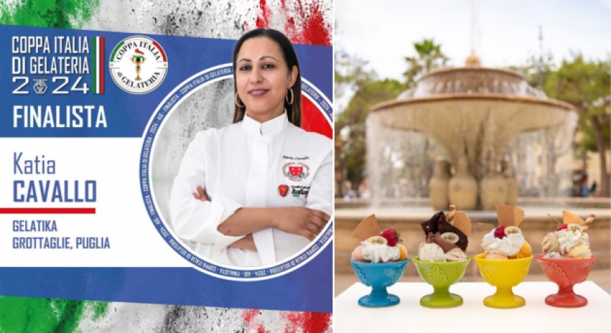 La maestra gelatiera Katia Cavallo tra i finalisti della Coppa Italia di Gelateria