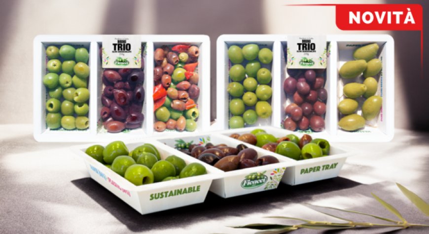 Ficacci presenta il Mini Trio di olive da tavola, perfetto per l'aperitivo